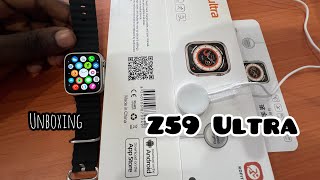 RDfit Smartwatch Z59 Ultra Smartwatch Series 7 Review  Unboxing Video [upl. by Ennayelsel]