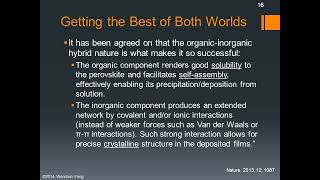 Perovskite Solar Cells  presentation  PPT [upl. by Svirad]