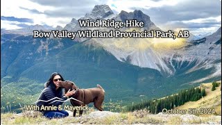 Wind Ridge hike Kananaskis AB  Oct 5th 2024 [upl. by Drahser794]