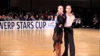 12th Antwerp Stars Cup  GrandSlam Latin  solo Chacha  Gabriele Goffredo amp Anna Matus [upl. by Linneman]