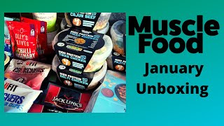 Muscle Food  January selection amp unboxing [upl. by Ettenotna]