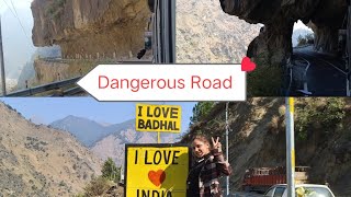 Traveling from Rampur Bushahr to kinnaur  World most dangerous Road  😨dangrousroads travelvlog [upl. by Akimot]