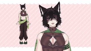 Zephyr Live2D Vtuber Model Showcase by HomunculusCupid [upl. by Iduj]