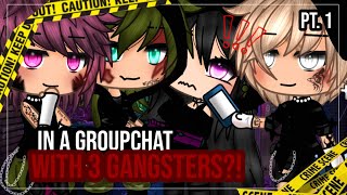 💣•Added to a groupchat with 3 Gangsters•⛓️ GLMM  Gacha mini movie pt 1🎥✨ [upl. by Eatnom]