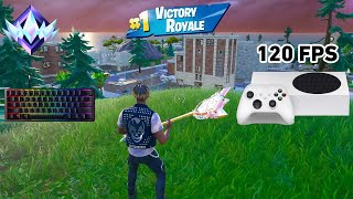 Fortnite Unreal Ranked Reload Remix on Xbox Series S  Keyboard amp Mouse Gameplay  120 FPS [upl. by Nnylsia]