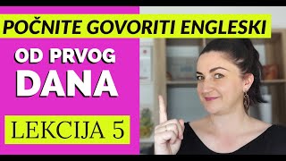 5 ENGLESKI ZA KONVERZACIJU  PRESENT SIMPLE  59 REČENICA [upl. by Rosalia]