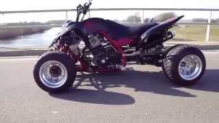 Tjobsters airbrushed Yamaha Raptor 700 734R Walkaround [upl. by Birkle]