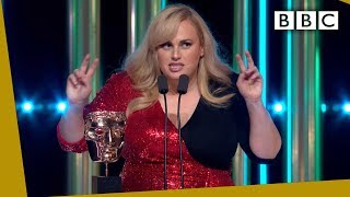 Rebel Wilson steals the show with HILARIOUS unexpected BAFTA 2020 speech  BBC [upl. by Margy]