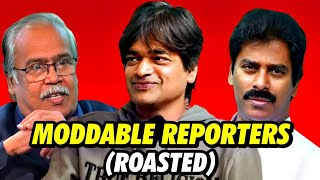 MODDABLE REPORTERS  TELUGU TOXIC REPORTERS ROAST  NELA TICKET BATCH [upl. by Netsirhk]