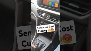 Senseless Cost Cutting 😤😡😤 marutisuzuki ytshorts brezzafacelift automobile viralshorts shorts [upl. by Odlanyar]