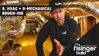 The Risinger Build Episode 9  HVAC  DMechanical RoughIns [upl. by Allimac]