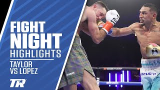 Teofimo Lopez Upsets Josh Taylor to Win Jr Welterweight Title  FIGHT HIGHLIGHTS [upl. by Ynohtn]