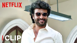 Rajinikanth Meets Prakash Raj At The Police Station  Annaatthe  Netflix India [upl. by Yennek]