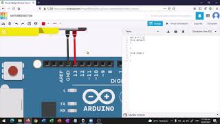 MOTORREDUCTOR 01 SIMULACIÓN TINKERCAD  ARDUINO  CURSO BÁSICO ARDUINO [upl. by Viva304]