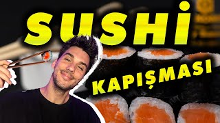 SUSHİ KAPIŞMASI SushiCo x Chinese amp Sushi Express x Dardanel SushiDa [upl. by Nickola88]