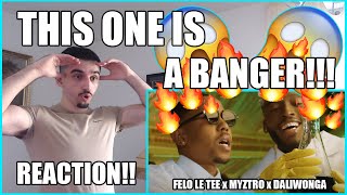 THIS GOT HYPED UP🔥🔥 Felo Le Tee amp Myztro  66 amp Dipatje Tsa Felo ft Daliwonga REACTION [upl. by Harve]