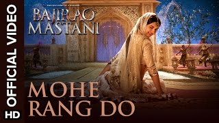 Lyrical Mohe Rang Do Laal Lyrical  Full Song with Lyrics  Bajirao Mastani [upl. by Kinna]