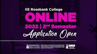 2022 Online Second Semester Registration Open [upl. by Alliber]