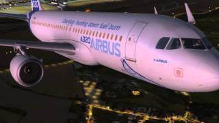 Airbus A320  Sharklets FSX Movie [upl. by Wernher238]