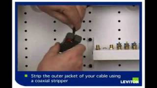 How To Install a Leviton CATV Distribution Module [upl. by Irama]