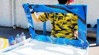 Hydro Dipping Picture Frames StepByStep Guide [upl. by Aroc266]