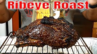 Beef BoneIn Ribeye Roast Recipe [upl. by Chaffee]