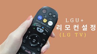 LGU LGU리모컨설정 Feat LGTV ep09 [upl. by Nichola]