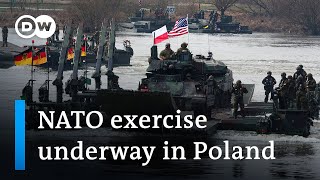 NATO conducts major Steadfast Defender exercise in Poland  DW News [upl. by Noiwtna41]