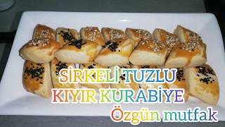 SİRKELİ TUZLU KIYIR KURABİYE [upl. by Hcirteid]