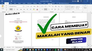 cara membuat makalah yang baik dan benar [upl. by Aynav658]