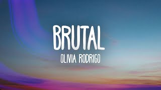 Olivia Rodrigo  brutal Lyrics [upl. by Leila]