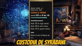 Como Conseguir La Custodia De Syrabane  The Elder Scrolls Online [upl. by Udall506]