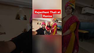 Rajasthani Thali at Ranisa delhi ranisa rajasthanithali cannaught [upl. by Kaia]