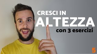 CRESCERE IN ALTEZZA  Più alti con 3 esercizi  Estensione e flessione della colonna  Ep 5 [upl. by Kred]