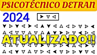 exame psicotécnico detran 2024 psicotécnico detran 2024 teste psicotécnico detran 2024 psicoteste [upl. by Dyana]