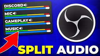 Separate Audio Tracks in OBS Split Discord Music Game Sound [upl. by Winifield206]