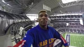 ATampT Stadium Trickshots  Harlem Globetrotters [upl. by Anirtap]