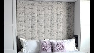 Diy fabric headboard cover [upl. by Botti]