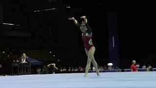 2020 Gymnix Jade Vansteenkiste BEL FX EF [upl. by Ahsema]