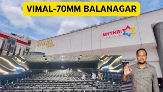 Vimal 70MM Recently Renovated Single Screen Theatre In Balanagar4K Dolby Atmos  Mythri Theatre [upl. by Ruffina347]