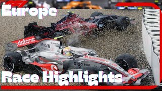 F1 2007 European Grand Prix Extended Highlights Round 10 [upl. by Eornom21]