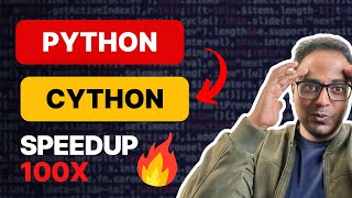 How to convert Python to Cython and Speed Up 100X [upl. by Eecyaj]