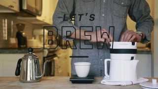 BREWING WITH THE KONE COFFEE FILTER [upl. by Neik]