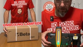 LAMPADE 🔦 SEMPRE CARICHE quando servono Unboxing Beta Utensili [upl. by Morly685]