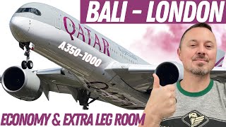 Qatar Airways Airbus A3501000 Bali to London [upl. by Malda]