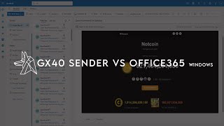 GX40 SENDER WINDOWS VERSION VS OFFICE365 2024 [upl. by Madid]