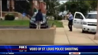 St Louis police shooting video leaves many shocked [upl. by Anelhtac]