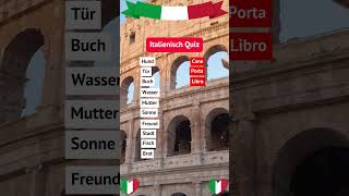 Italienisch Quiz quiz italienischlernen italienisch [upl. by Amoritta]