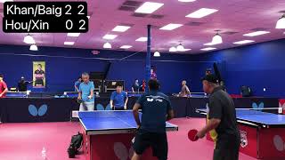 Tariq KhanSaqib Baig vs Randy HouSuo Xin  Div B Double Final  2024 Houston Summer Tournament [upl. by Aneroc]