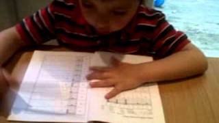 Abacus Kid 4 year old learning basic addition and subtraction facts [upl. by Lauritz743]